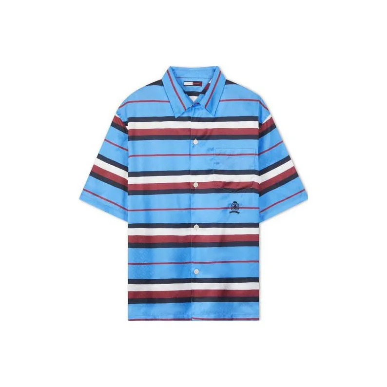 Tommy Hilfiger Shirts Men's C4G Red White Blue Stripes