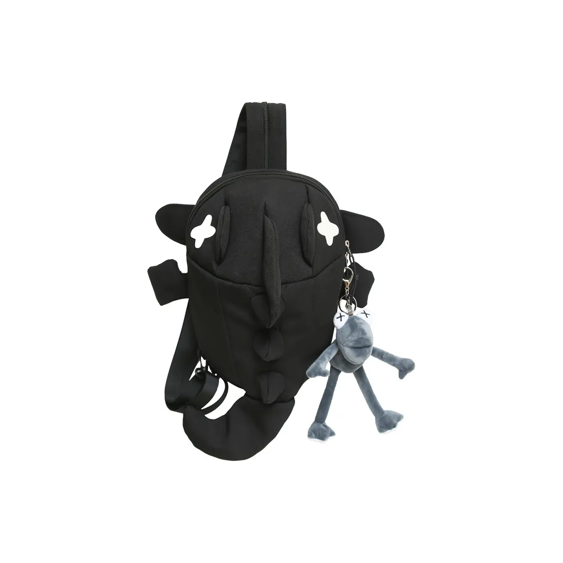 MINIPUDING Нейлоновый Sling Сумка Рюкзак Унисекс Черный Серый Белый