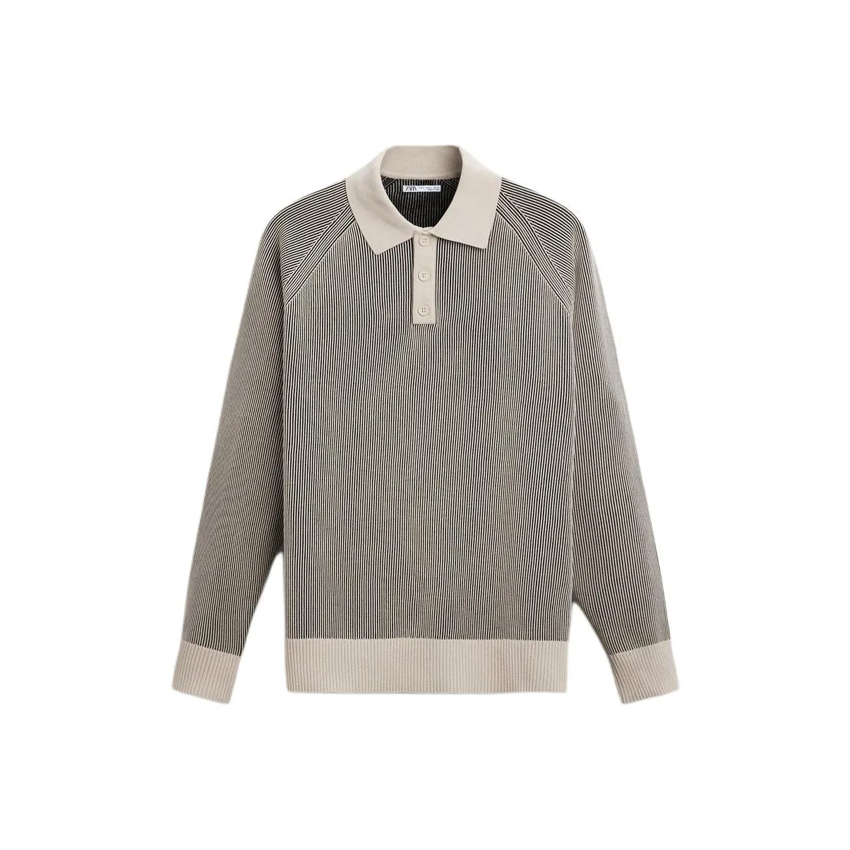 ZARA Мужская черная поло