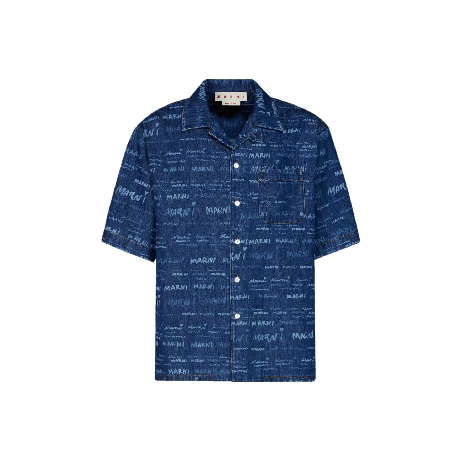 MARNI Синий Мужские Рубашки