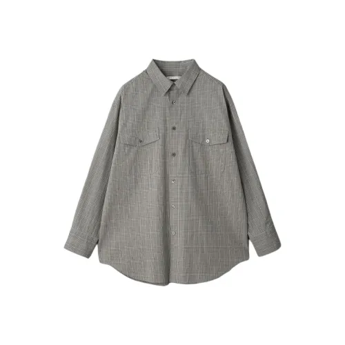 United Arrows Shanghai Limited Серые Унисекс Рубашки