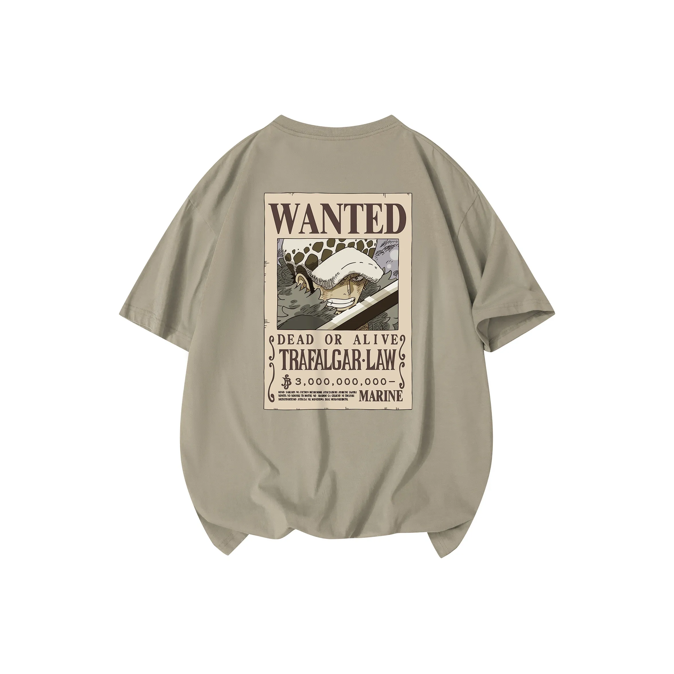 ONE PIECE Повседневная футболка мужская однотонная базовая