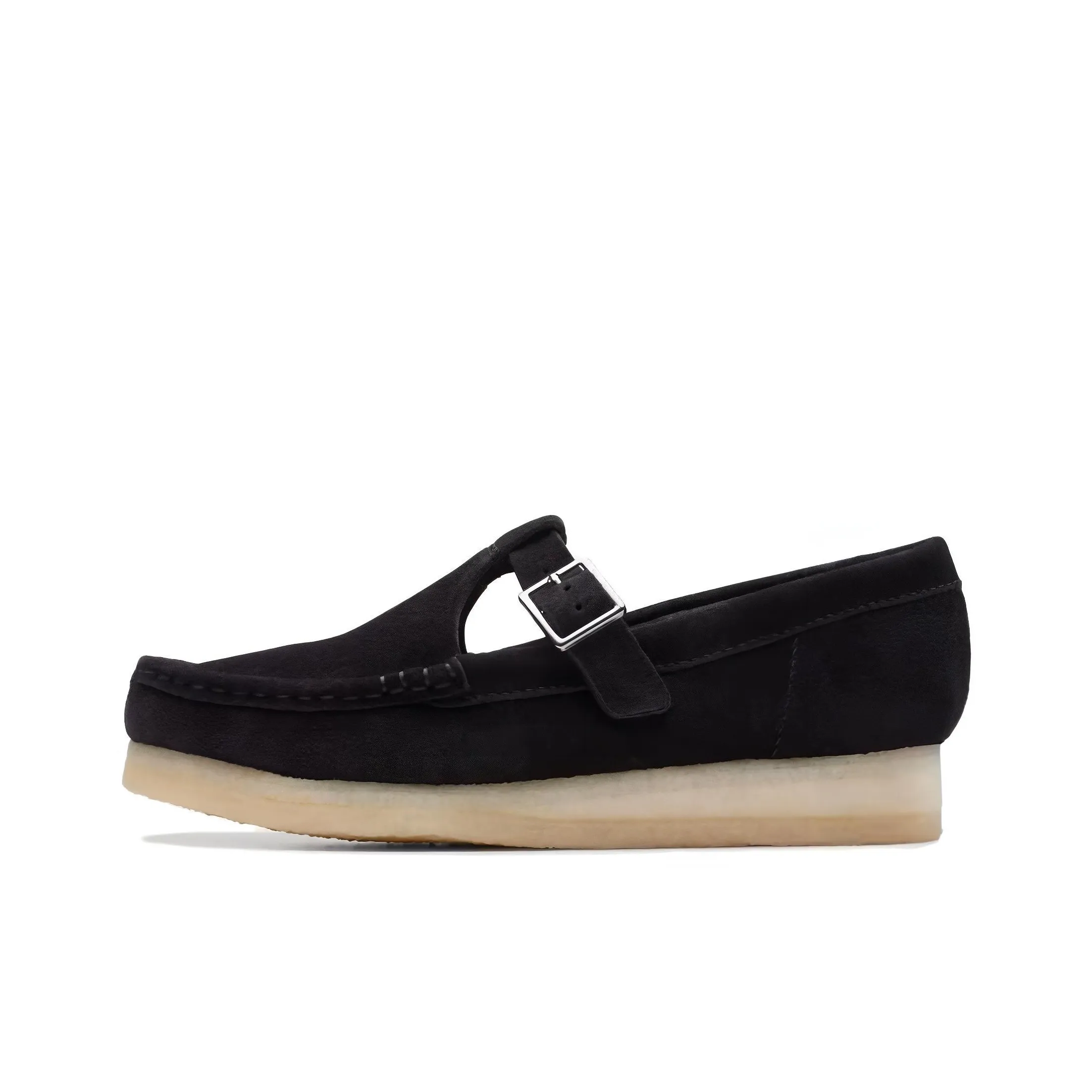 Clarks Originals WALLABEE T Bar Casual Женские Черный