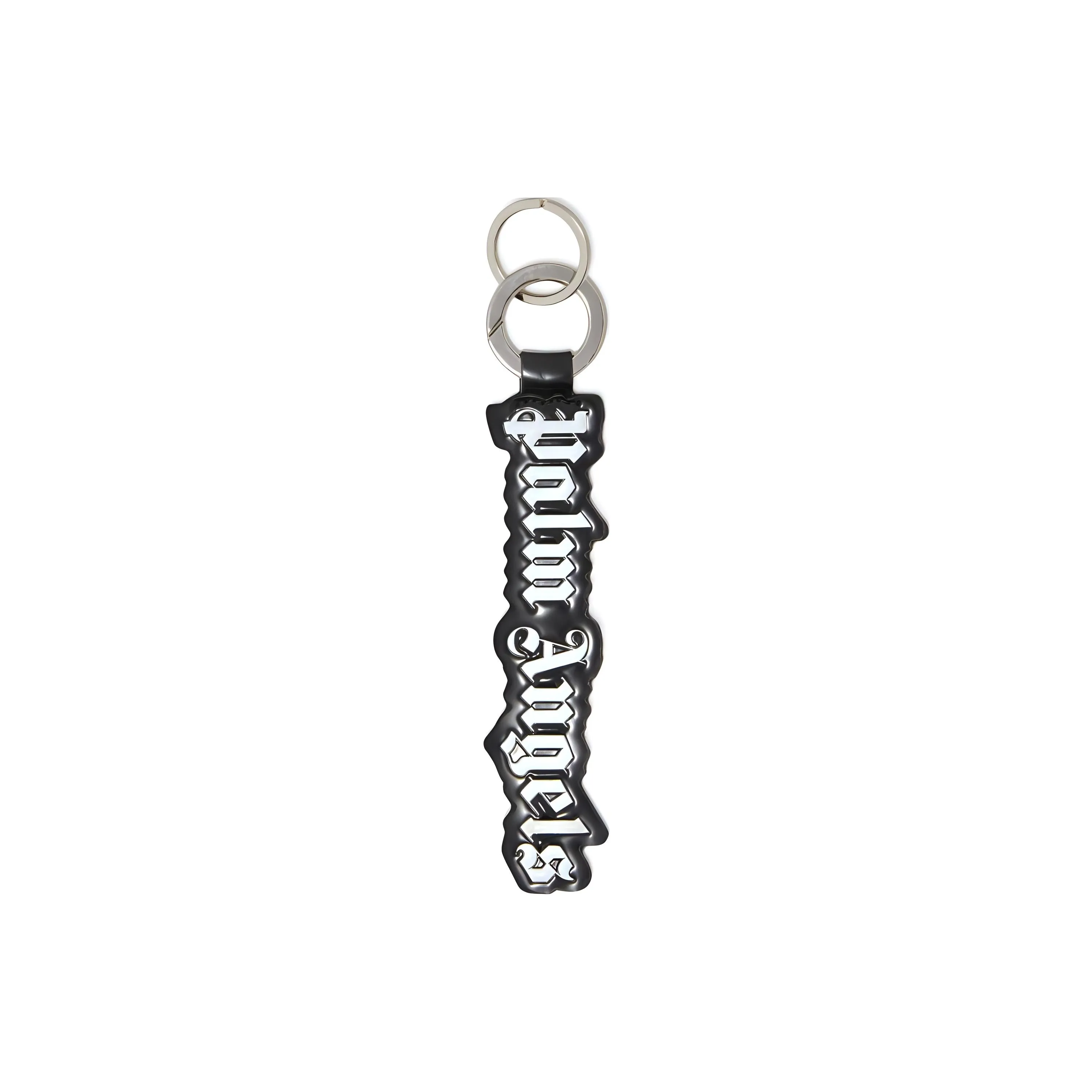 PALM ANGELS Logo Embossed Key Ring