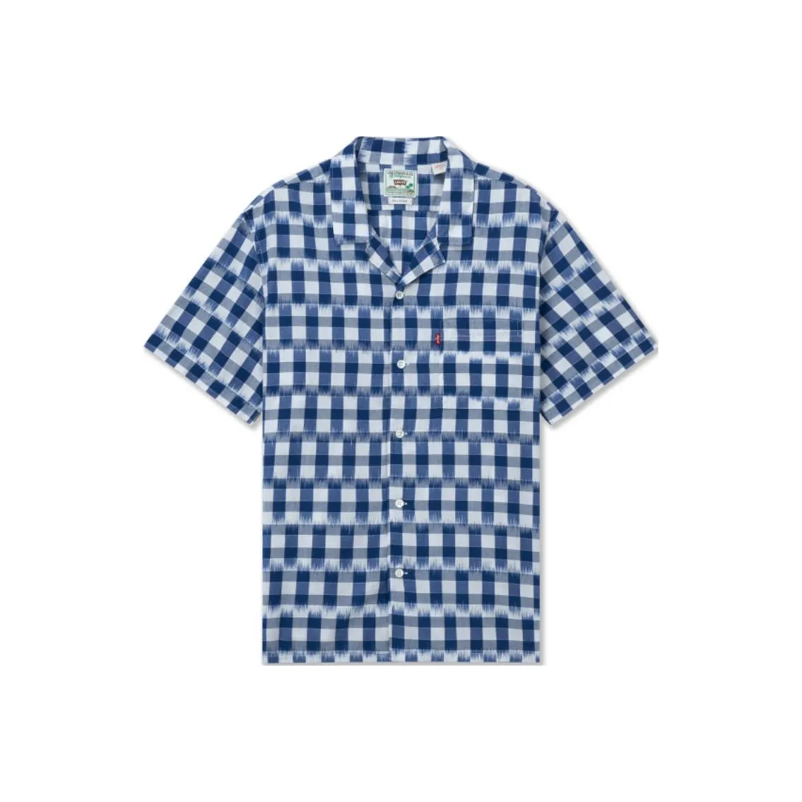 Levis Синие Белые Мужские Рубашки