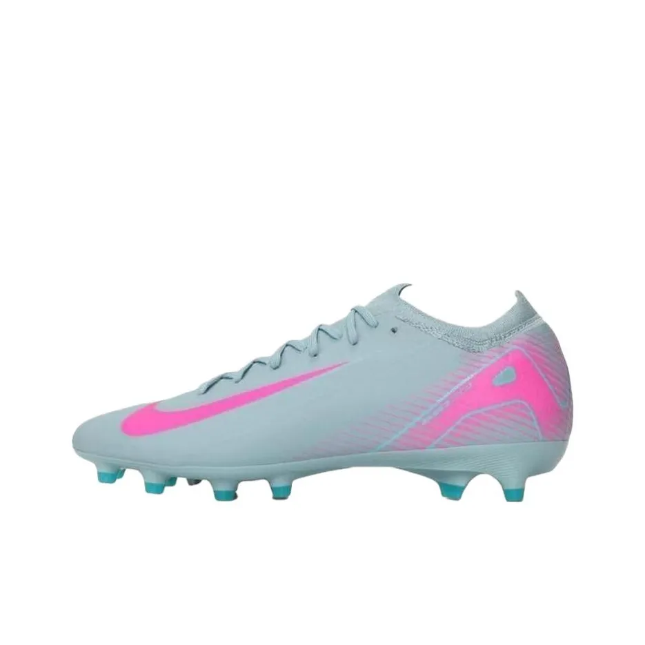 Nike Mercurial Vapor 16 Pro AG Искусственная трава Противоскользящие Устойчивые к истиранию Футбольные бутсы Мужские Синий Розовый