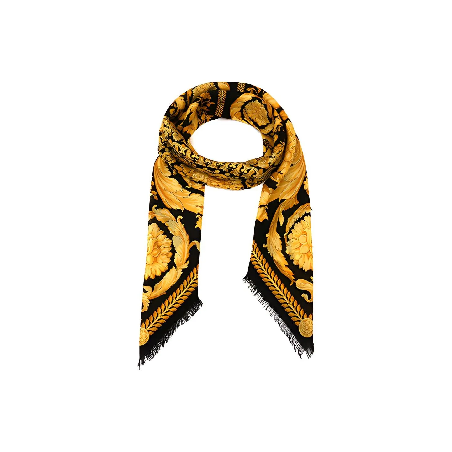 VERSACE Silk Scarves Men's