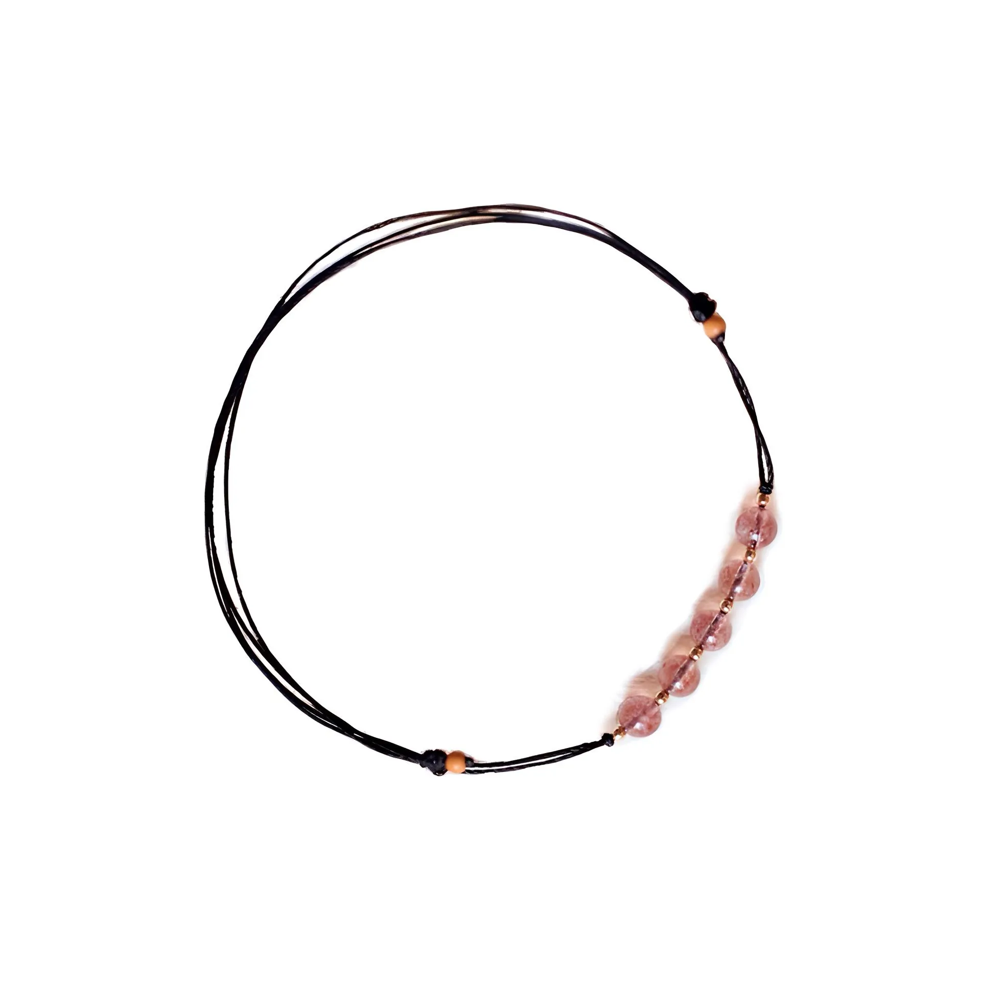 PIARA Браслеты на щиколотку, черные, женские