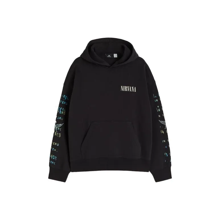 H&M Черные Мужские Свитшоты