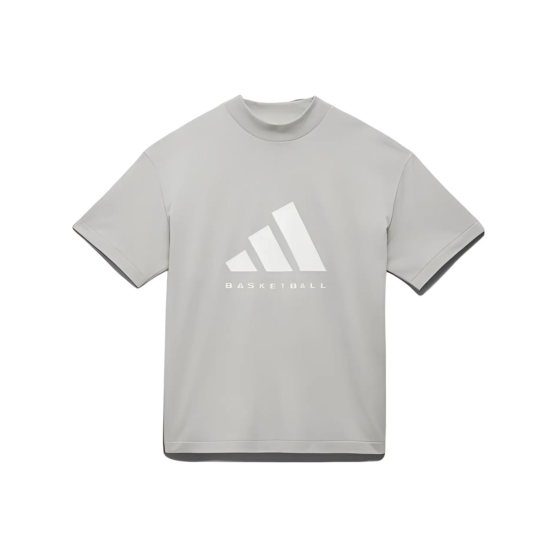 Adidas Баскетбольная футболка международная версия унисекс светлый серый