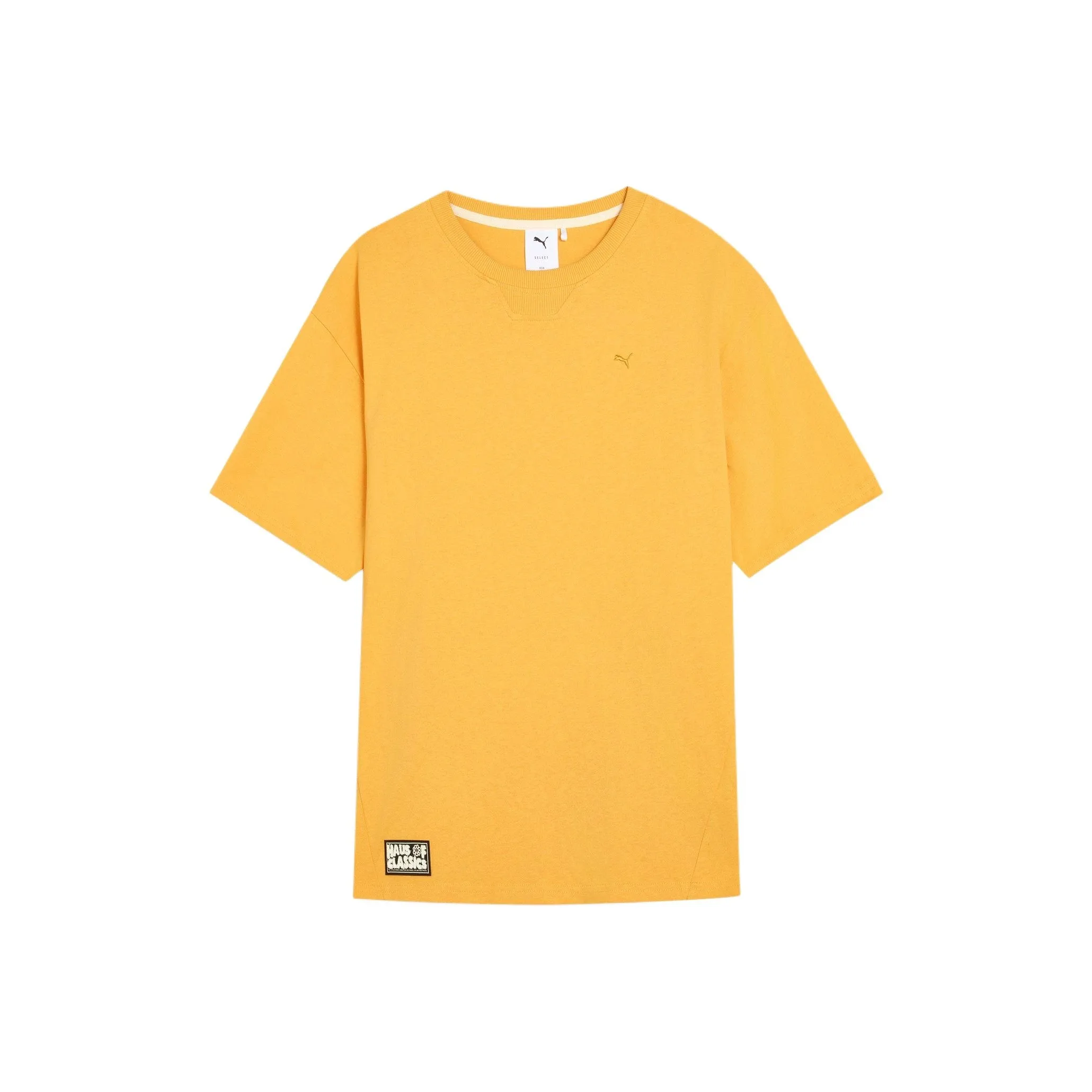 PUMA CLASSICSSelect Haus T Рубашка Унисекс Горчичный зеленый 55