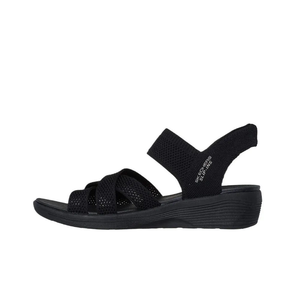 Skechers Arya One Strap Sandals Women's Black