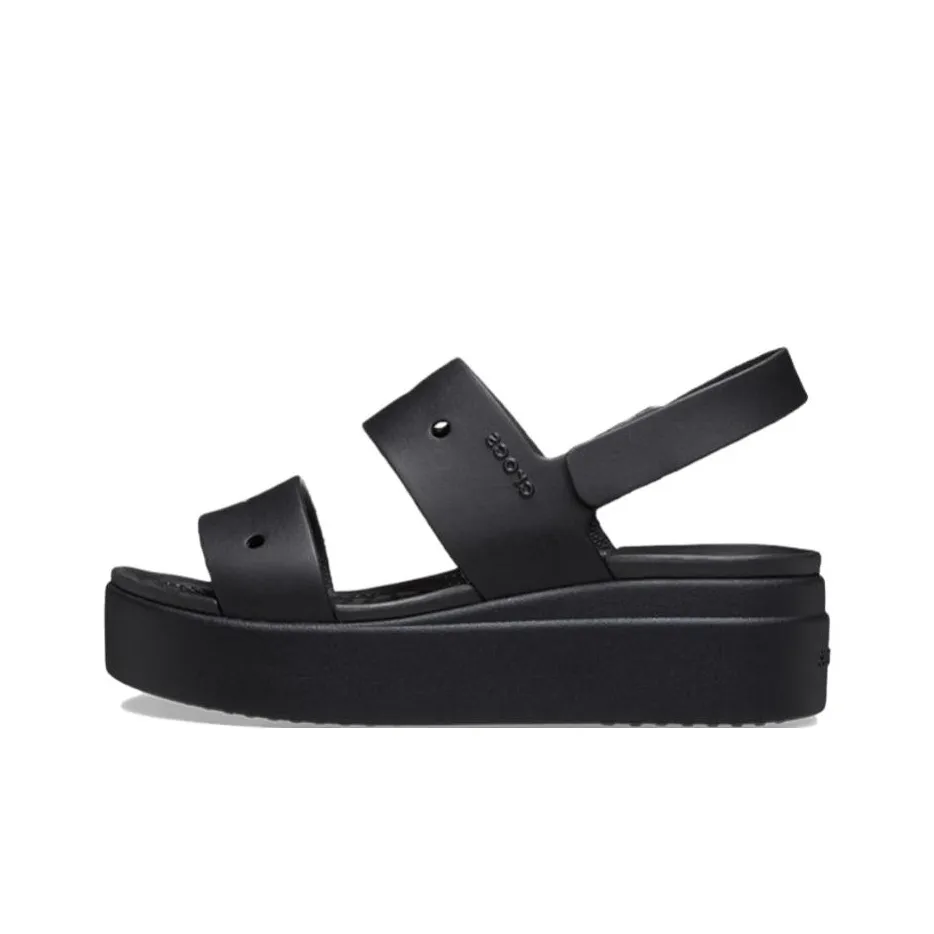 Crocs Brooklyn Пляжные сандалии Женские Черный