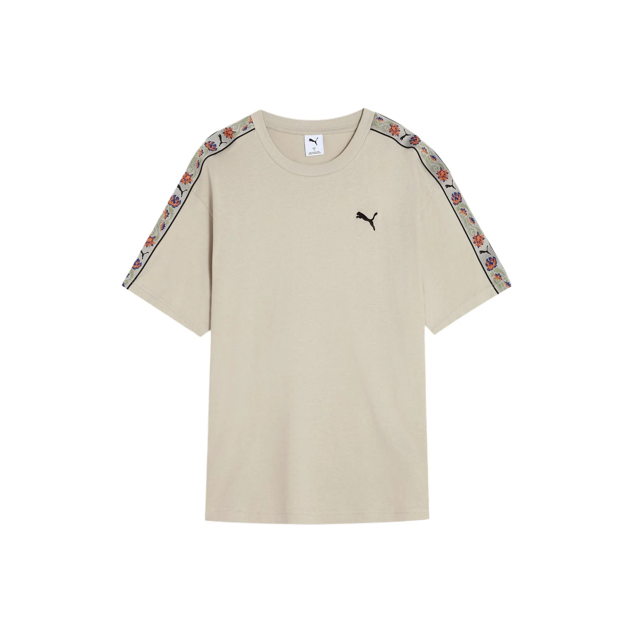 PUMA RELAXEDFloral SS25 T-Shirt Мужской Песочно-Серый 68