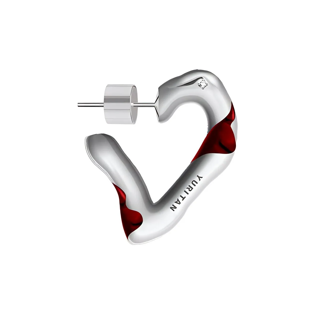 YURITAN Капля Глазурь Серьги-гвоздики Унисекс
