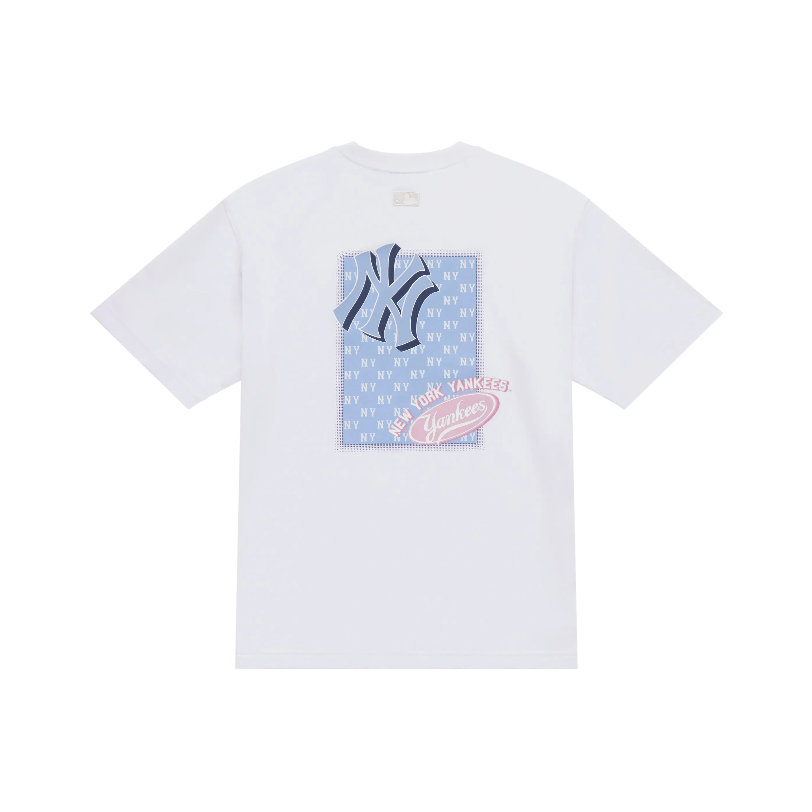 MLB MONOGRAM Коллекция New York Yankees SS25 T-Shirt Unisex Ecru