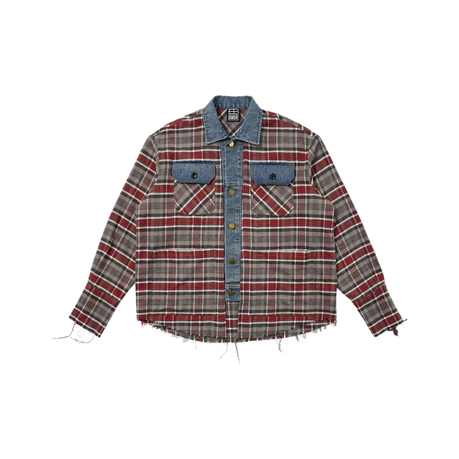 BENMYSHOWER Красный Унисекс Рубашки