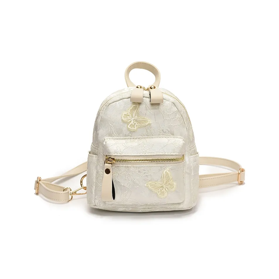 Single Warehouse ПУ (полиуретан) Рюкзак Стандартный Женский Синий Розовый Белый