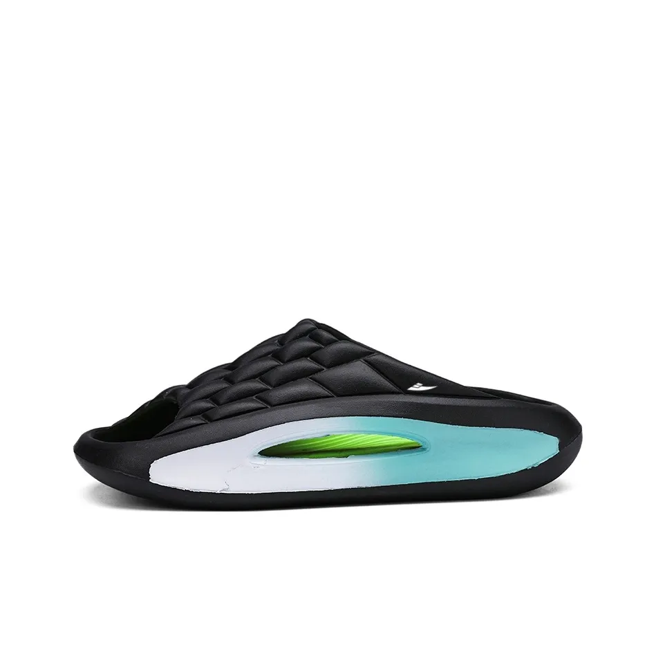 Kuding Slide Slippers Unisex Black/White/Salt Gray