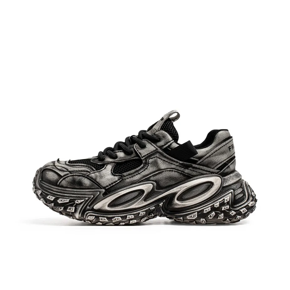 JKEM Cushioning Height Increase, Breathable, Slip Resistant Low Top Chunky Sneakers Men's