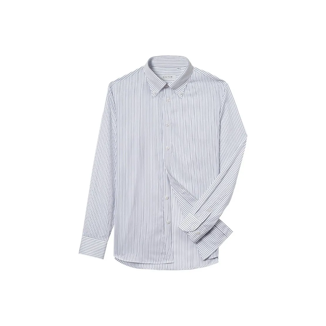CULTUM Рубашка Мужская Тонкая Синие и Белые Полоски