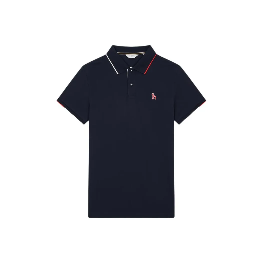 HAZZYS Polo Shirt Men's Dark Navy Blue