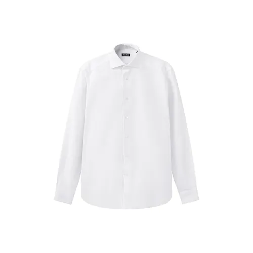 Ermenegildo Zegna Белые Мужские Рубашки