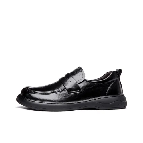 GIHO Мужские повседневные туфли Low Top Черные Низкие юбки ON Мужские