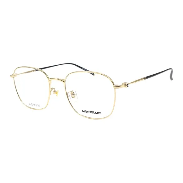 MONTBLANC Титан Квадратные Оправы для Очков Мужские Золотые