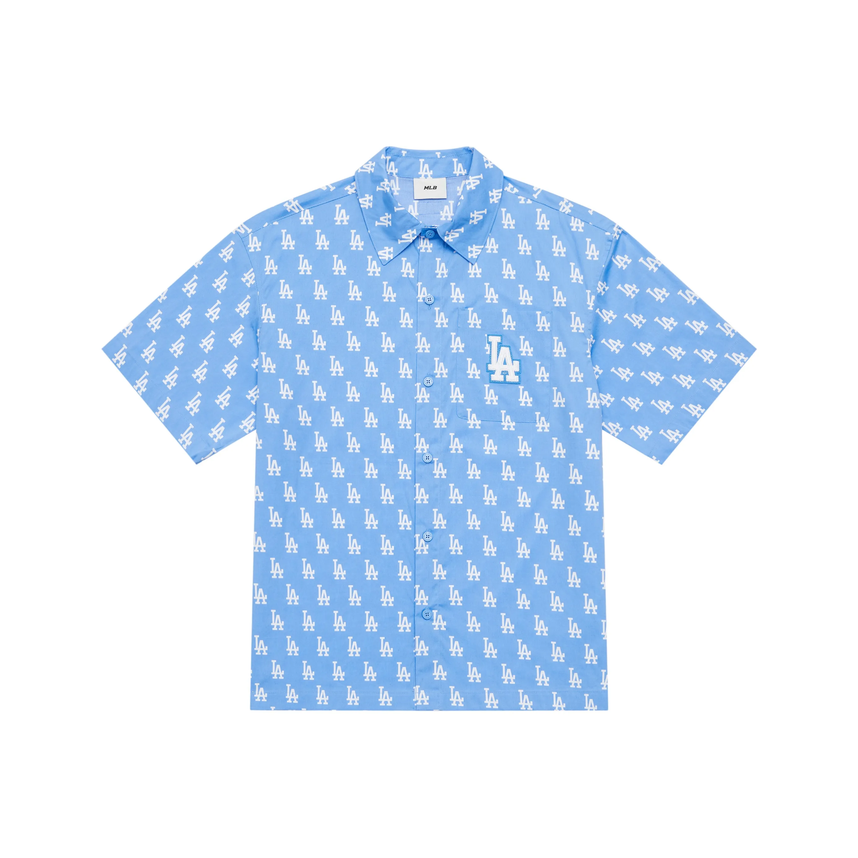 MLB MONOGRAM Monogram Collection Los Angeles Dodgers SS24 Shirt Unisex Light Sky Blue
