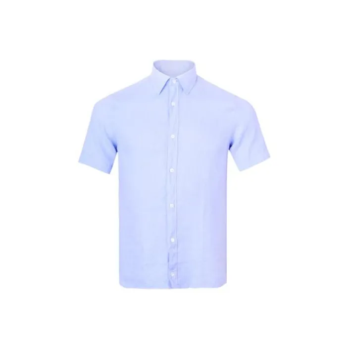 Ermenegildo Zegna Blue Men's Shirts Эргенжильдо Зегна Синий Мужские Рубашки