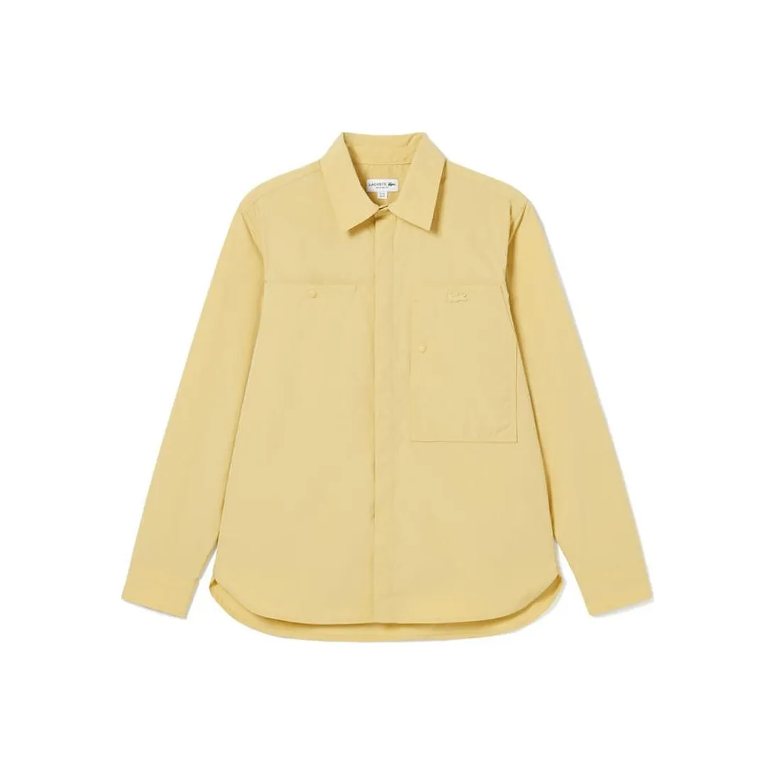 LACOSTE Цвет круассана Мужские рубашки