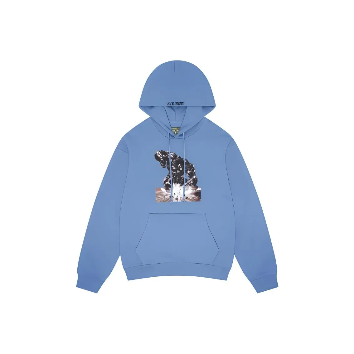 Denim Tears x Arthur Jafa совместный бренд SS24 Свитшот Унисекс Серый Синий