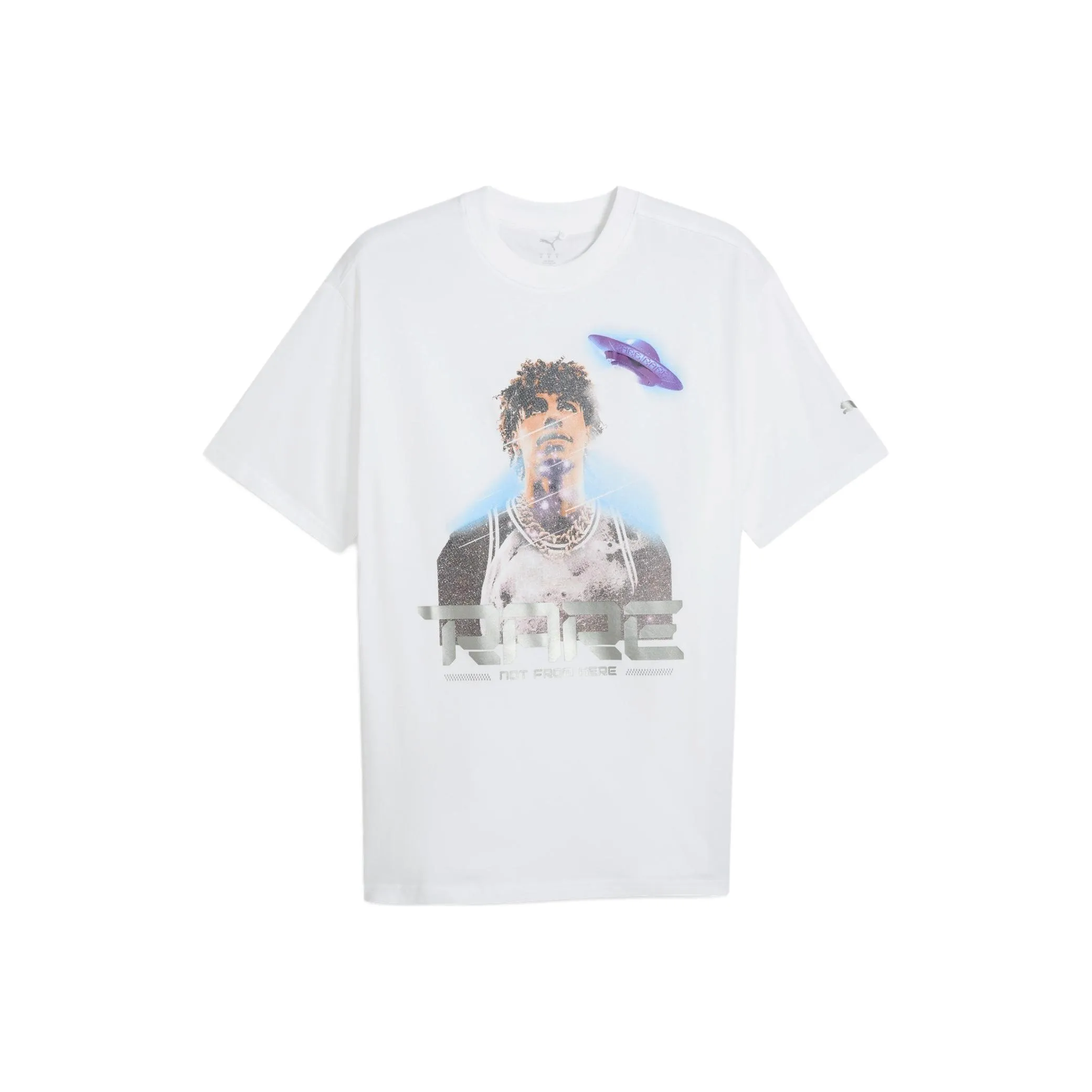 PUMA MELORARE T Рубашка Мужская Белая 01