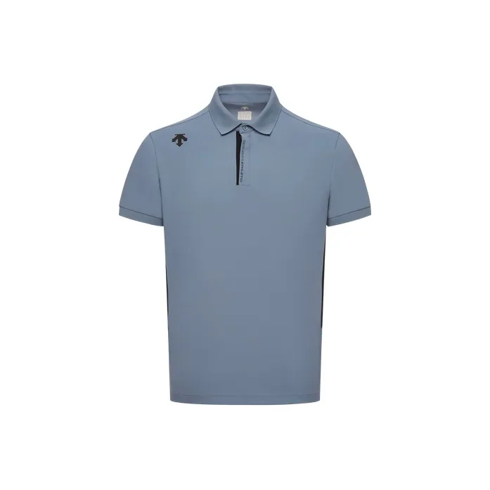 DESCENTE TRAINING Men's Quick Dry Short Sleeve Polo Shirt