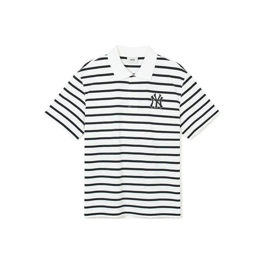 Mlb Base Logo Нью-Йорк Янкис Поло Унисекс Айвори