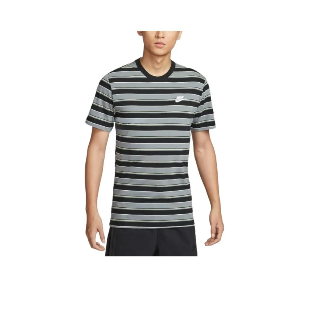 Nike Черный/Серый Мужские T-Рубашки