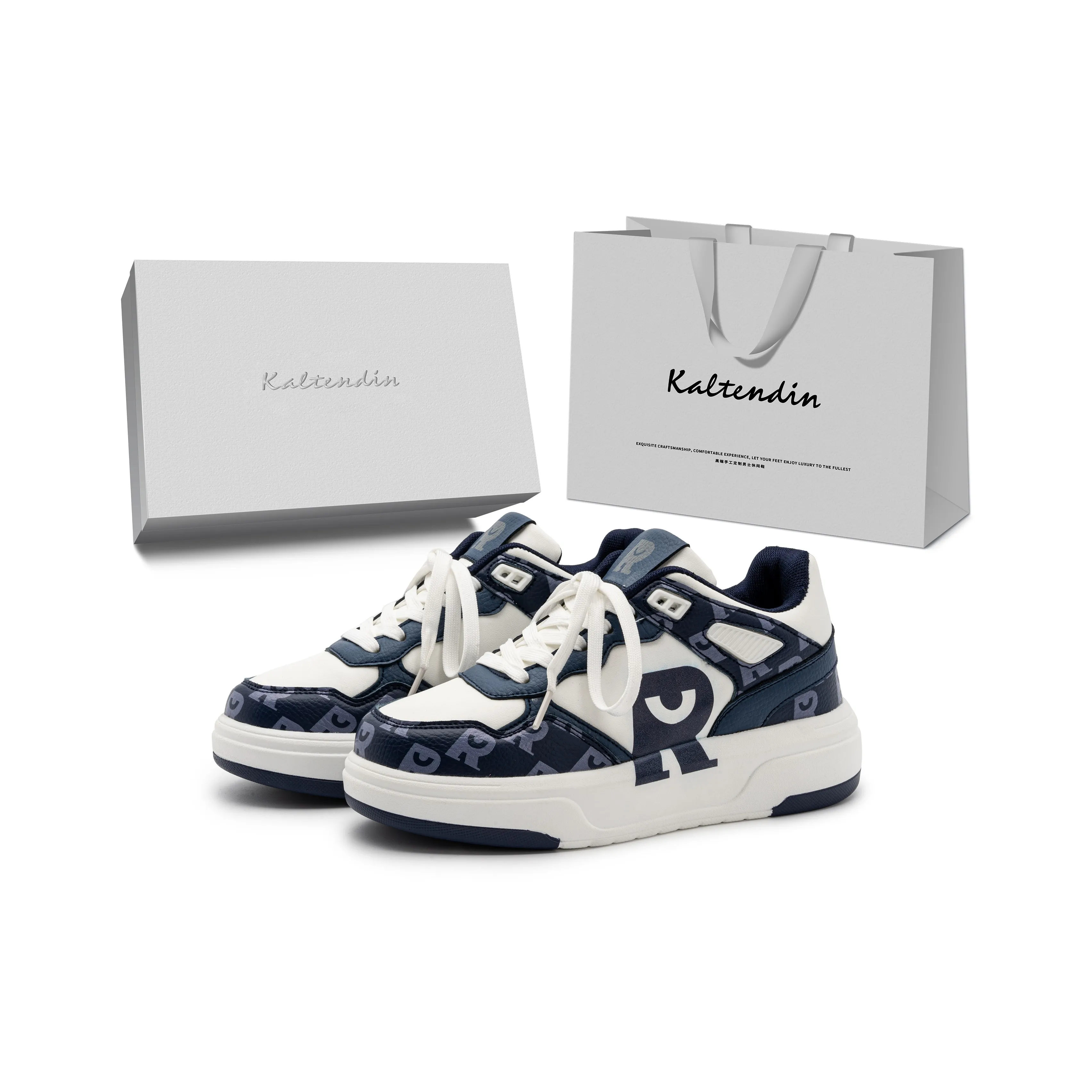 Kaltendin Эксклюзивный Minimalist Style Fashion Очки Бесплатно 3D Низкие Кроссовки для скейтбординга Унисекс