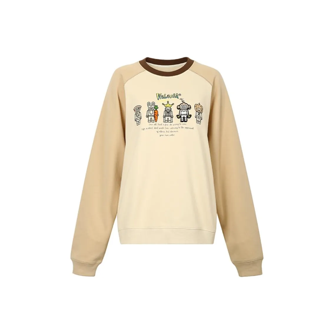 Valeria Obbaco Свитшот Унисекс Абрикос