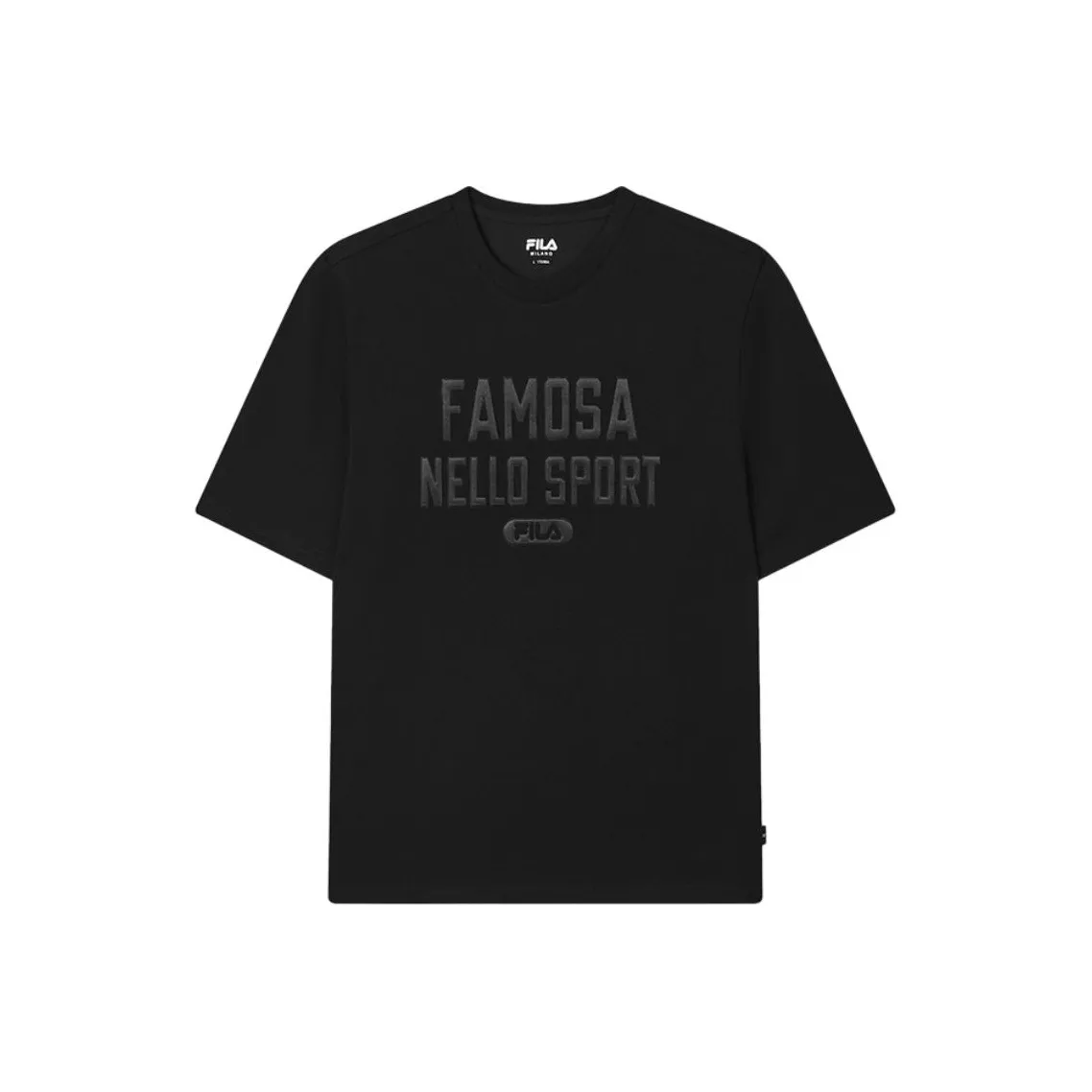 FILA MILANO Collection T-Shirt Мужская Глубокий Черный BK