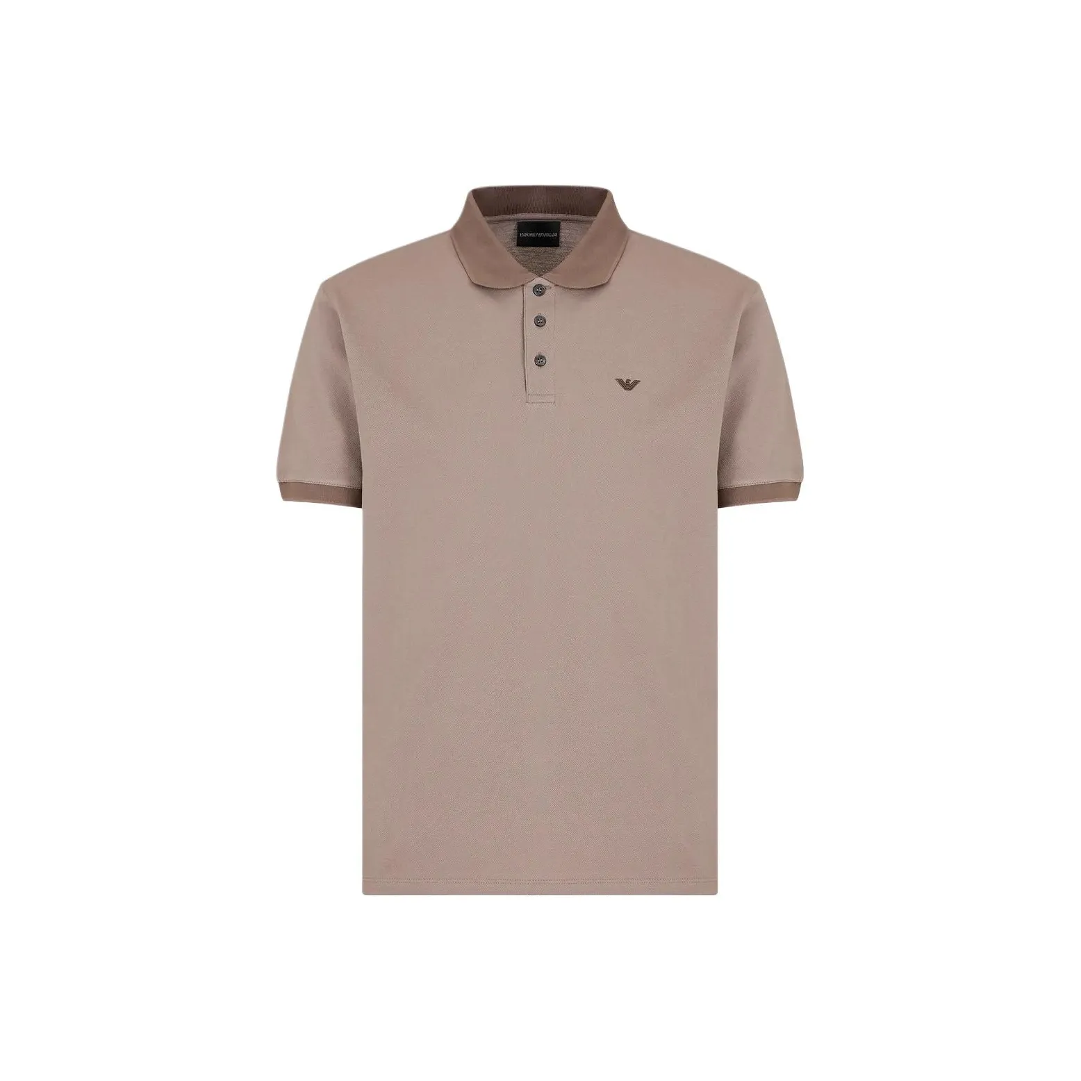 EMPORIO ARMANI SS24 Polo Shirt Men's Light Brown