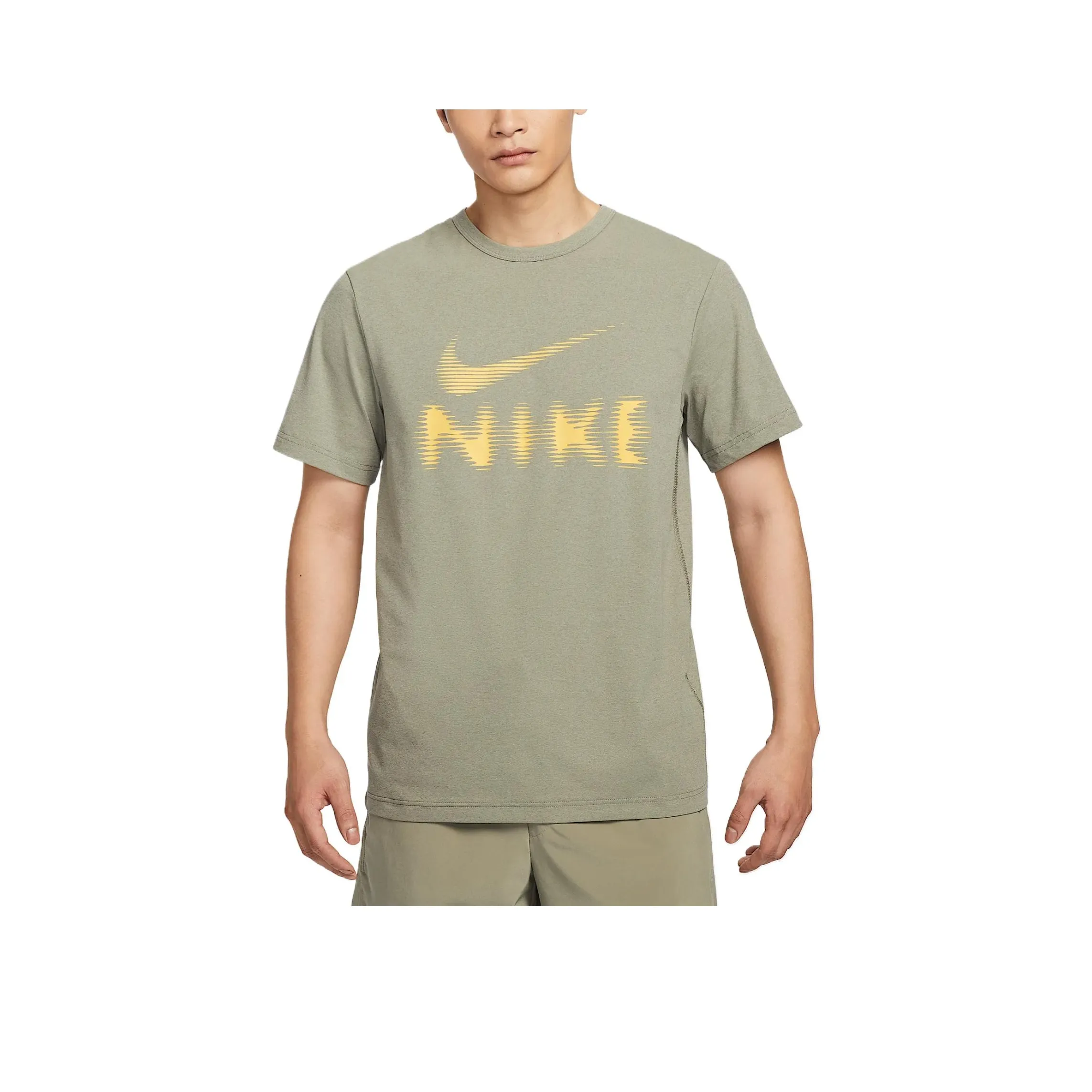 Nike HYVERSEDri Футболка Мужская Светло-Армейский Зеленый