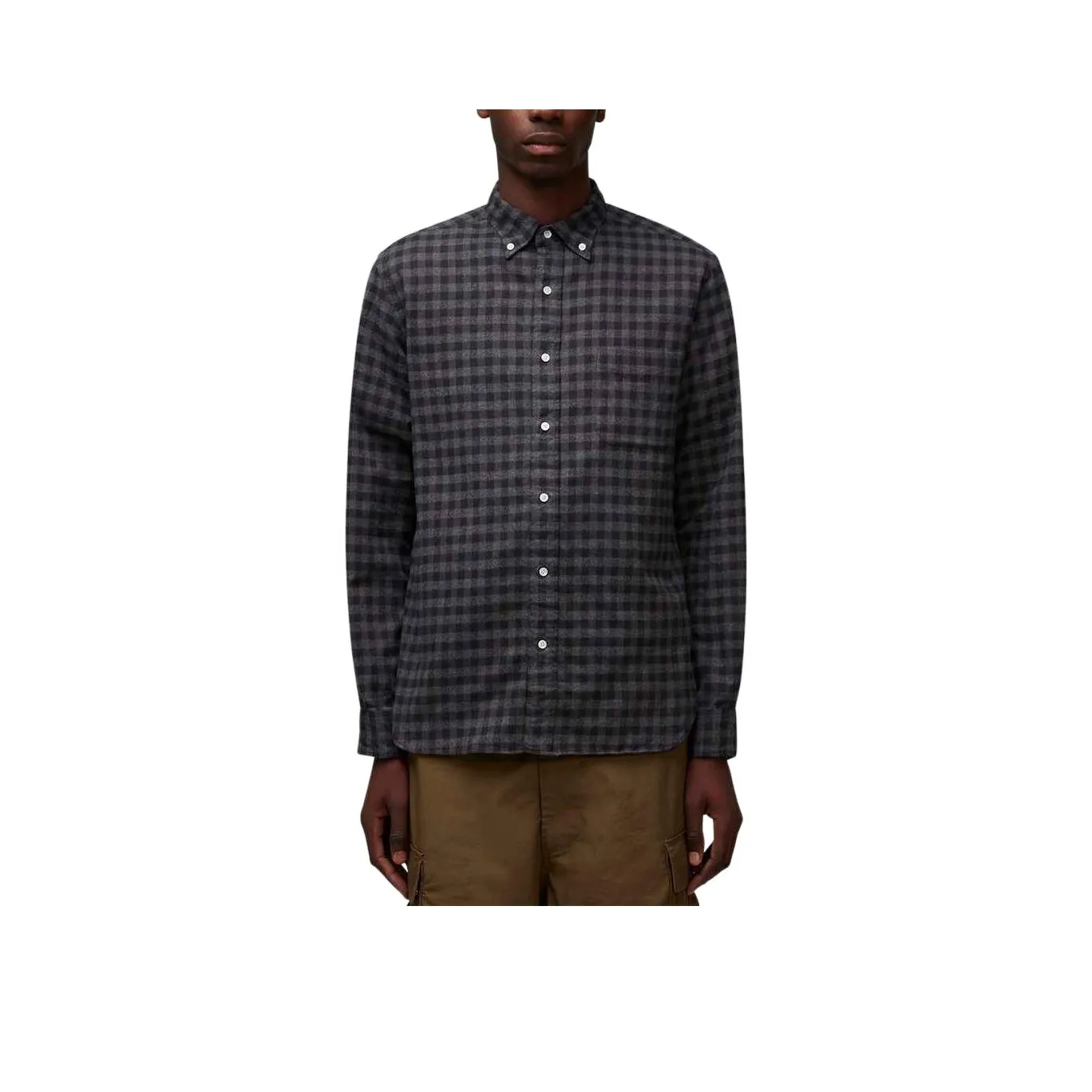 Beams Plus Shirts Men's Gray