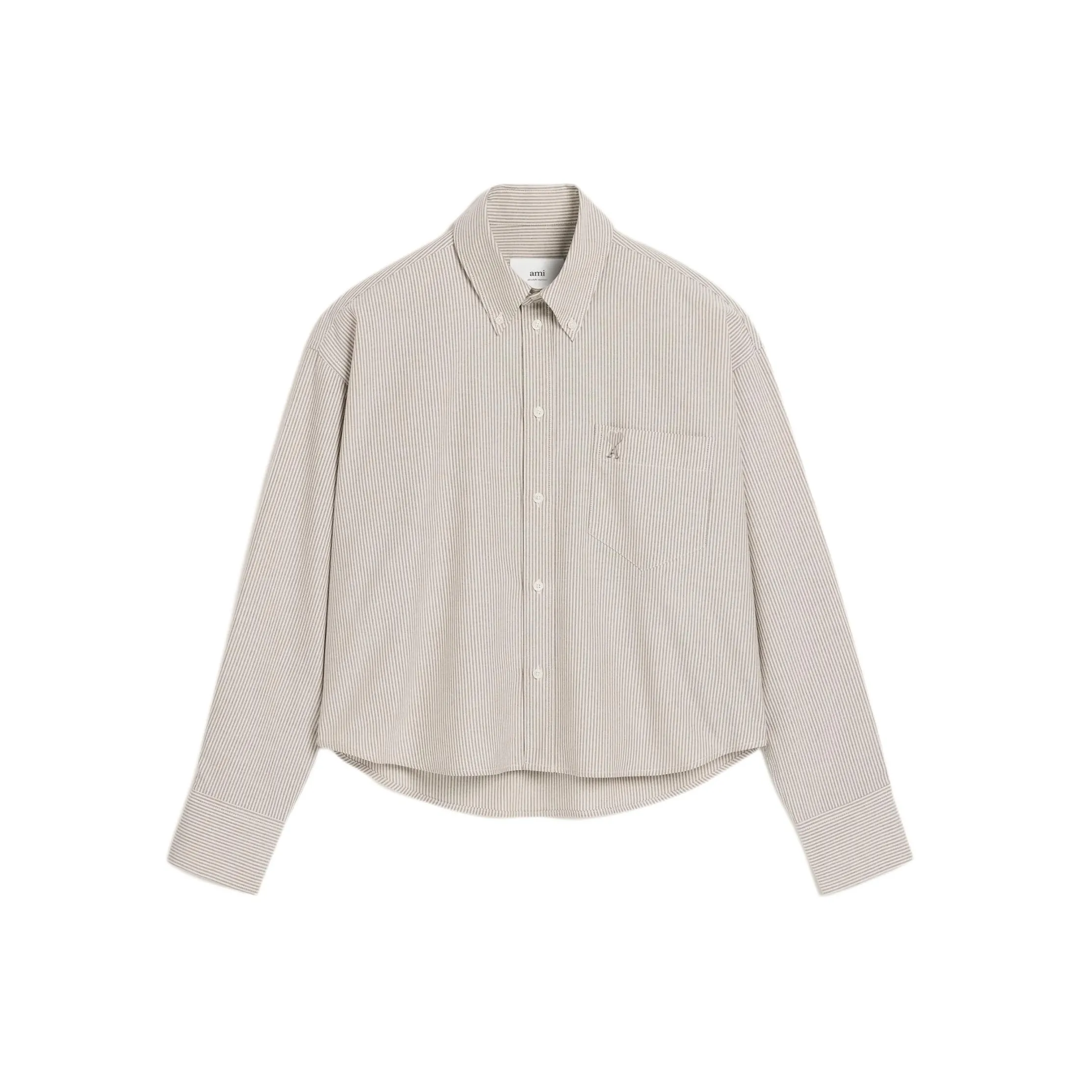 AMIPARIS Paris Ami De Coeur Striped Long Sleeved Shirt