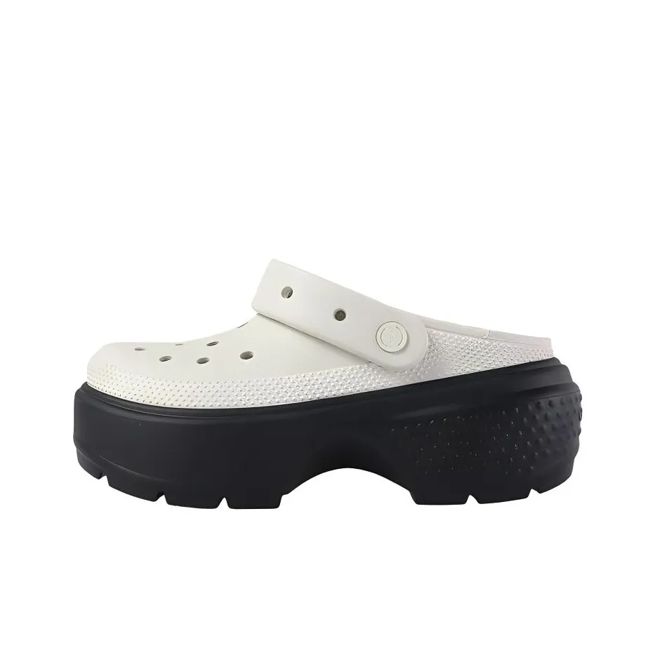 Crocs Сабо Черный/Белый Унисекс