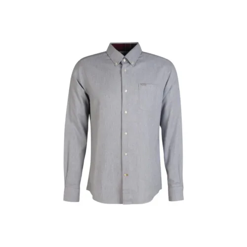 Barbour Серые Мужские Рубашки