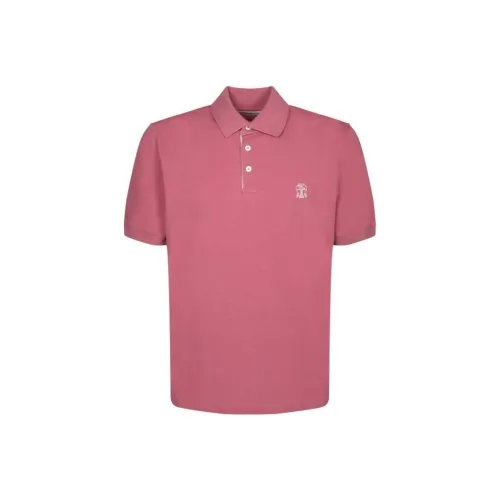 Brunello Cucinelli Розовый Мужской Поло
