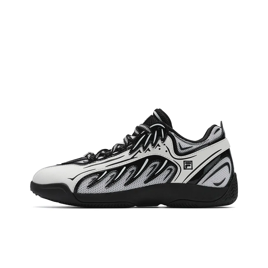 JV x FILA Slip Resistant And Breathable Low Top Casual Shoes Women's Gray Black