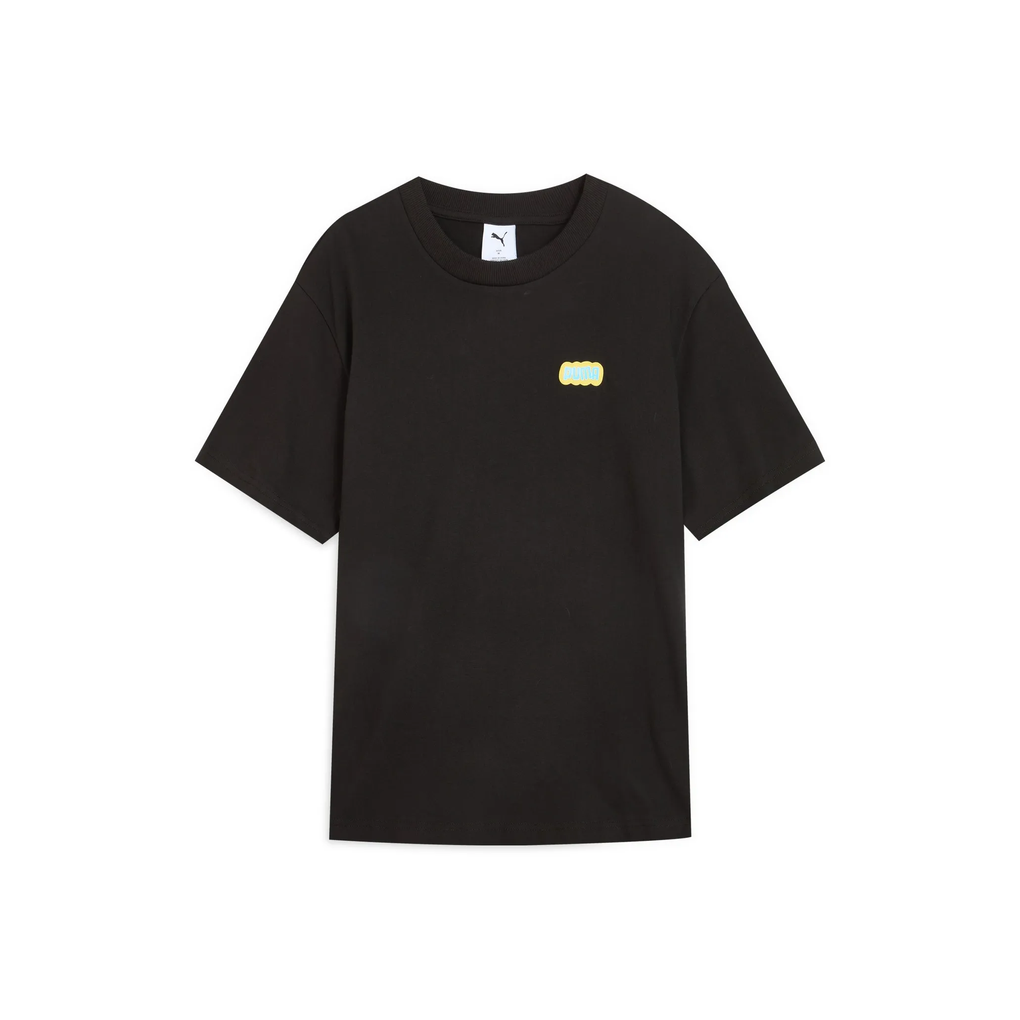 PUMA Graphic Pt LOGO T-Shirt Мужская Черная 01