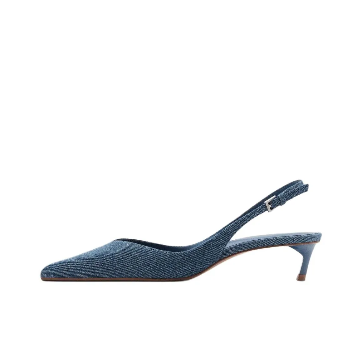 MANGO Узкий каблук Высокие каблуки Женские Синий
